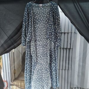 LuLaRoe Gray Long Sleeve Cardigan